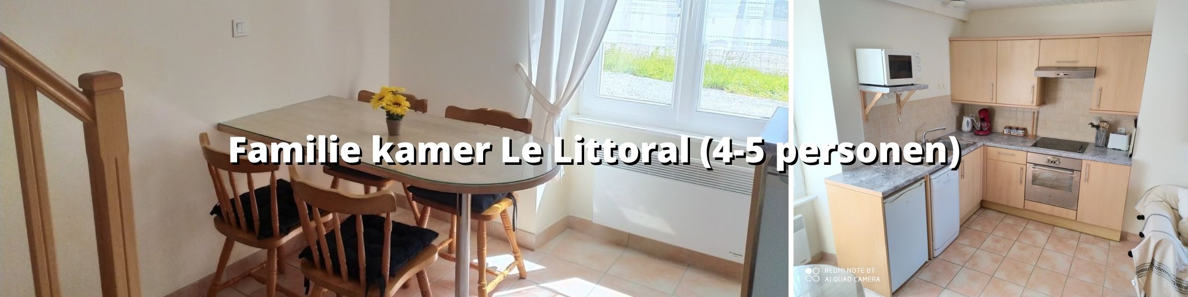 Familie kamer in Frankrijk Le Littoral (4-5 perzonen)