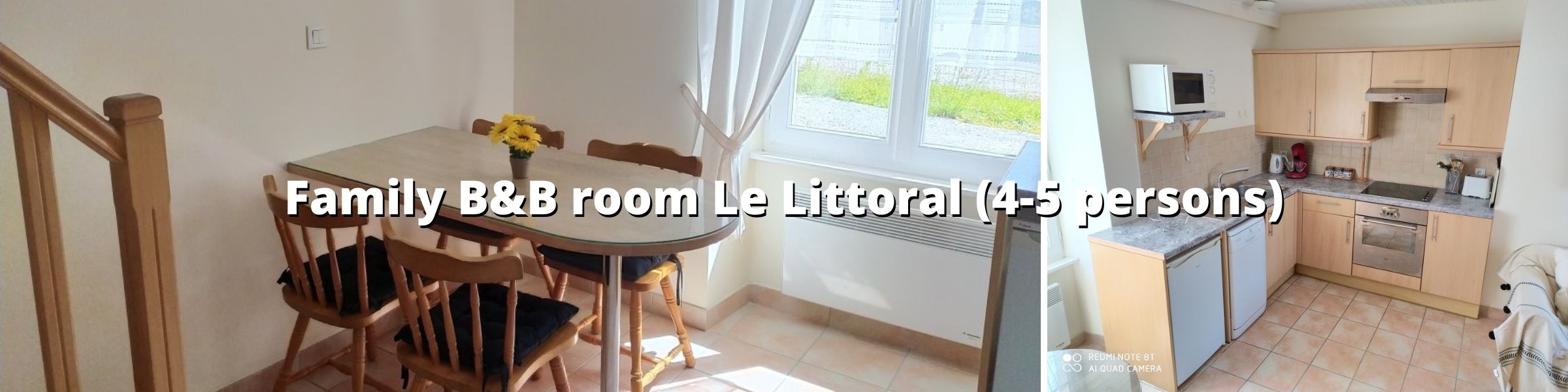 Family B&B room Le Littoral (4-5 persons)