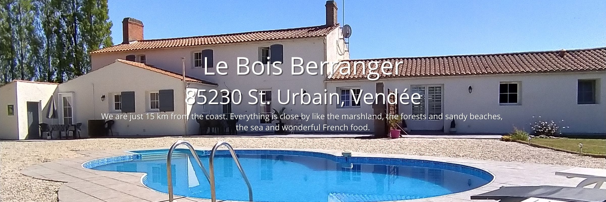 holiday cottages with swimmingpool in the Vendee